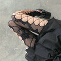 Lace Pattern Fishnet Tights