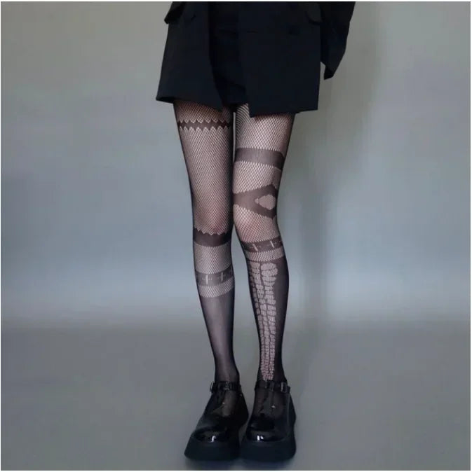 Spider Web Fishnet Stockings