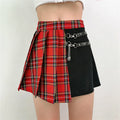 Asymmetrical Plaid Mini Skirt - Skirts detail view 6 | Cute Splikes