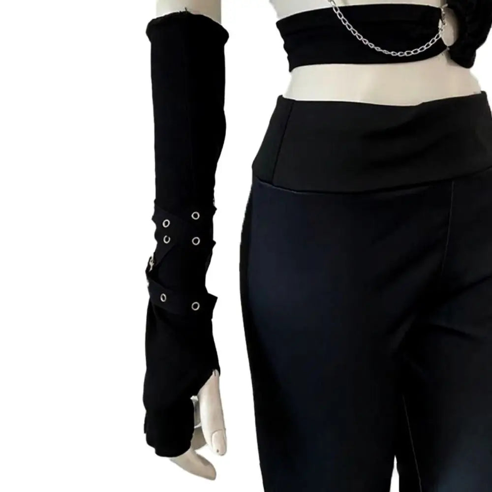 Buckle Fingerless Arm Warmers - Gloves & Arm Warmers detail view 4 | AltBrat