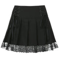 Lace Ruffle Pleated Mini Skirt - Skirts detail view 7 | Cute Splikes