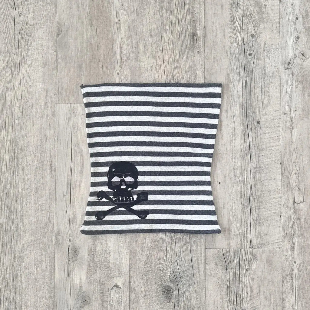 Striped Bodycon Vest Top - Tops & Dresses for Jirai Kei, gothic & kawaii style | Cute Splikes