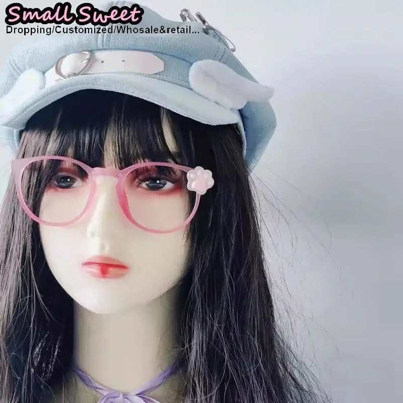 Bunny Ear Suede Beret with Belt & Star Charm