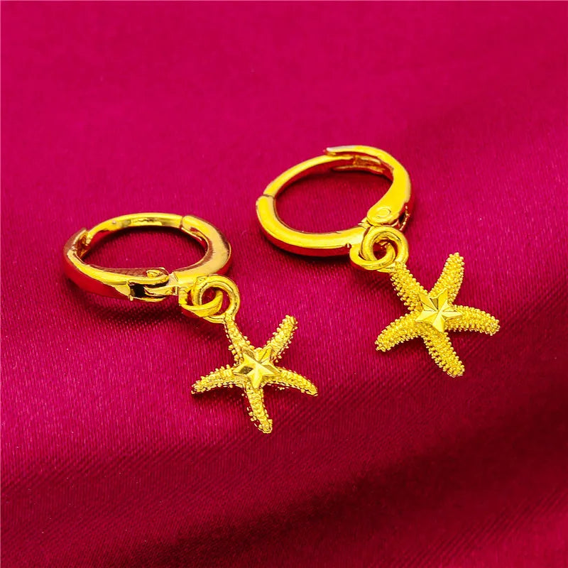 Heart Cross Key Drop Earrings (Stainless Steel)