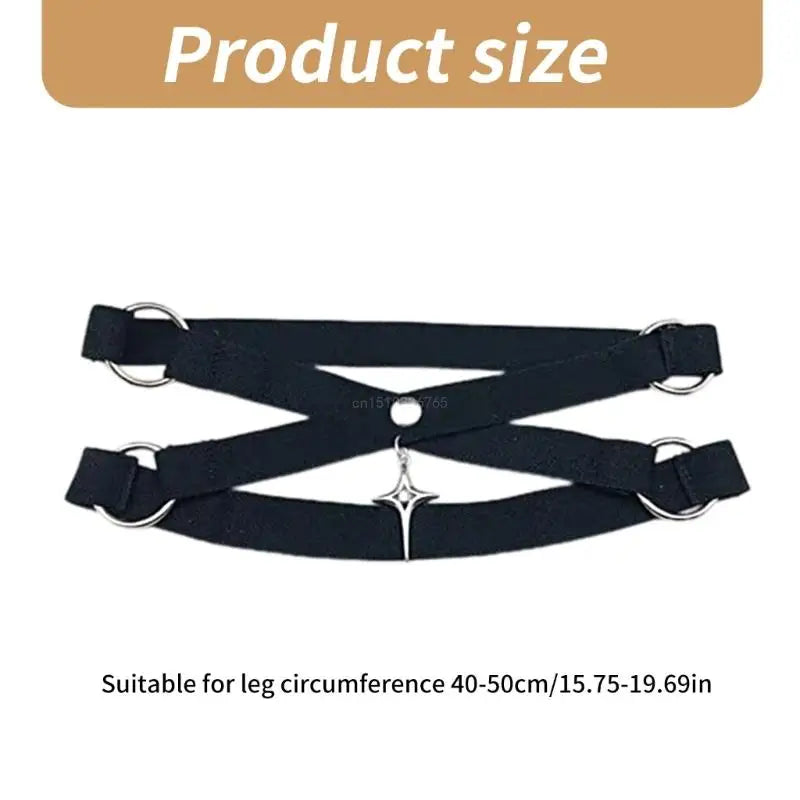 Star Pendant Garter Belt - Body & Leg Accessories detail view 6 | Cute Splikes