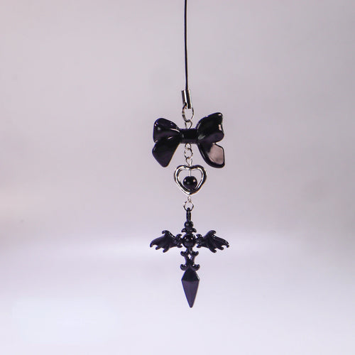 Angel Cross Phone Charm Strap