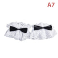 Satin Bow Lace Wrist Cuffs - Gloves & Arm Warmers detail view 11 | Cute Splikes