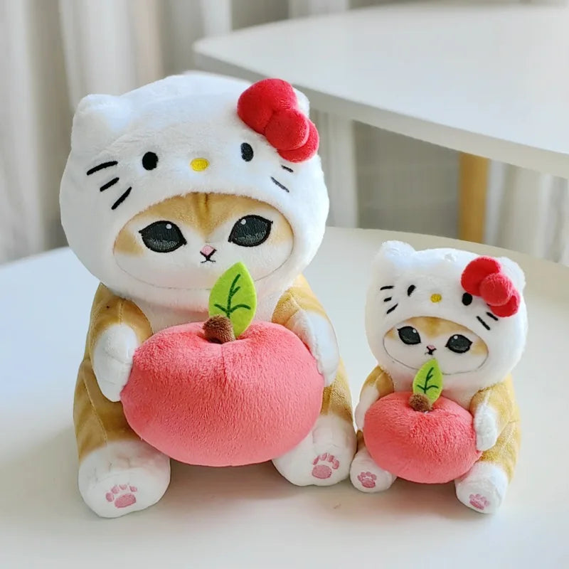 Mofusand Cat Plush Charm Keychain