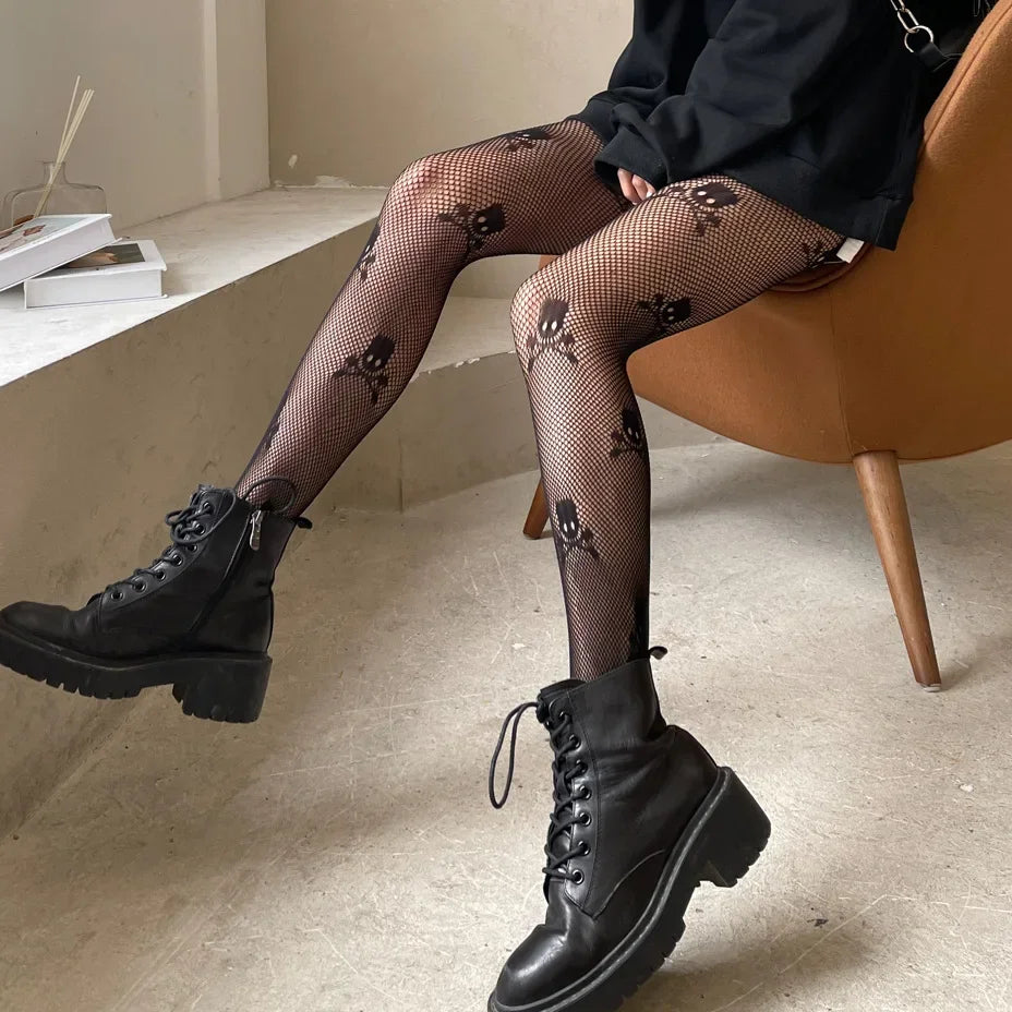 Spider Web Fishnet Stockings