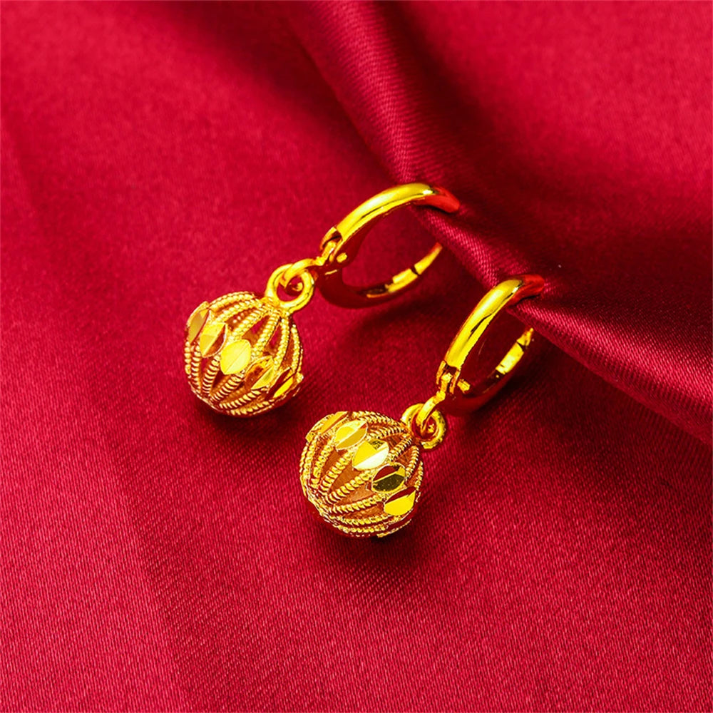 Heart Cross Key Drop Earrings (Stainless Steel)