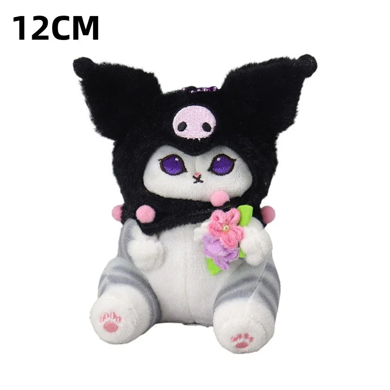 Mofusand Cat Plush Charm Keychain