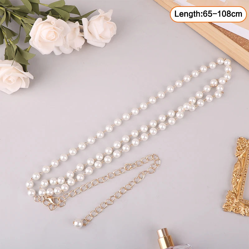 Layered Pearl Waist Chain