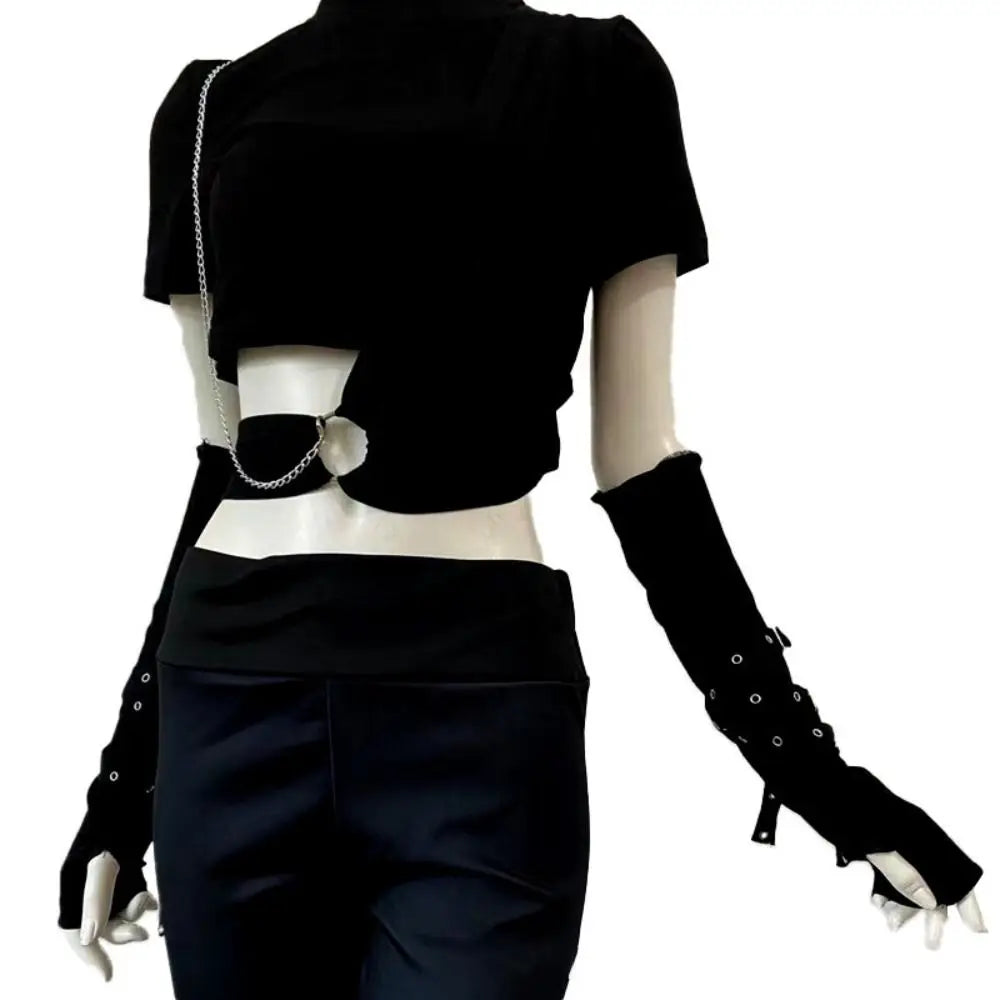 Buckle Fingerless Arm Warmers - Gloves & Arm Warmers detail view 3 | AltBrat