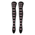 Heart Crossbones Over-Knee Thigh-High Socks