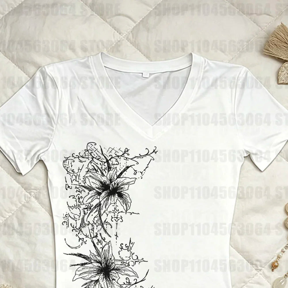 Gothic Kitty Crop Top - Tops & Dresses detail view 3 | Cute Splikes