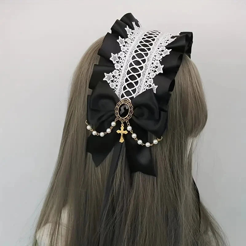 Lolita Lace Headband - Hair Accessories detail view 11 | Cute Splikes
