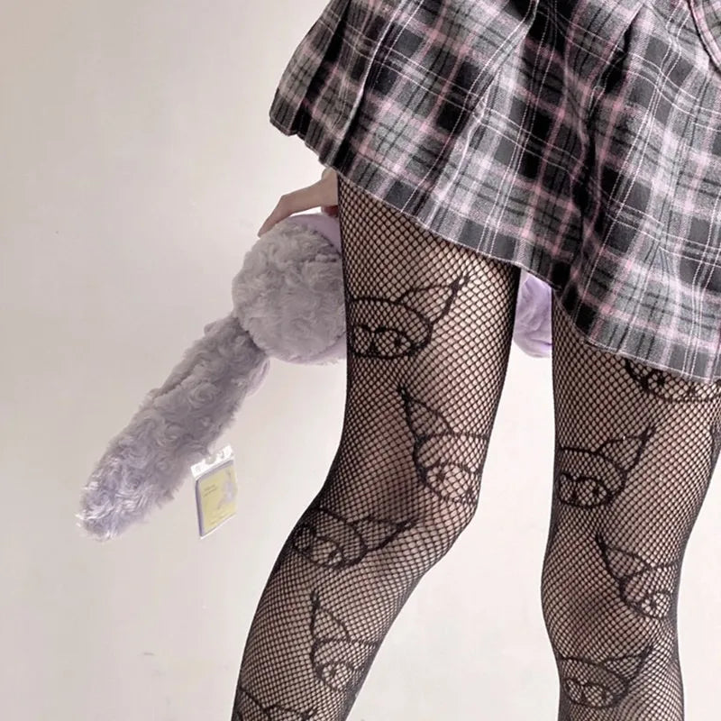 Spider & Web Fishnet Tights