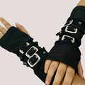 Metal Buckle Arm Sleeves - Gloves & Arm Warmers detail view 4 | Cute Splikes