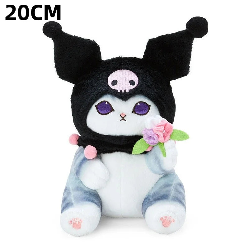 Mofusand Cat Plush Charm Keychain