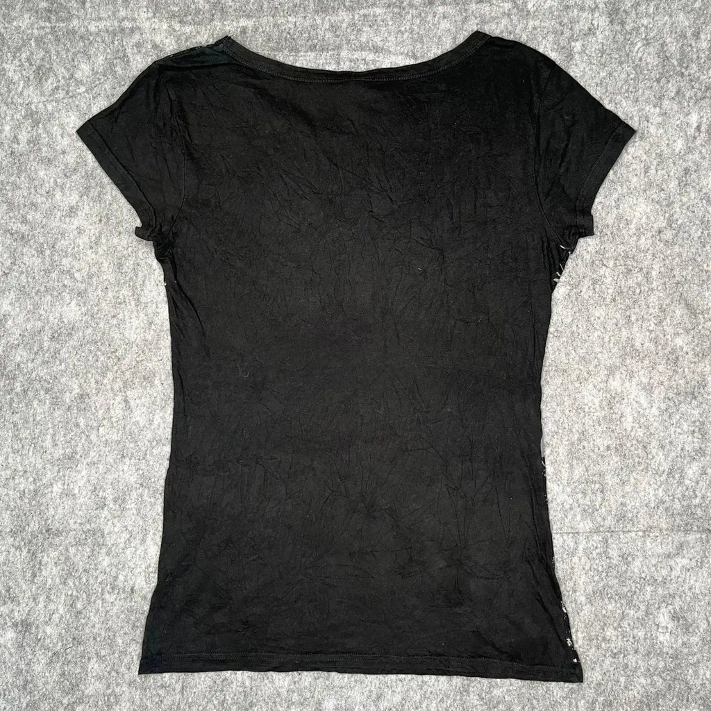 Y2K Grunge Crop Top - Tops & Dresses detail view 5 | Cute Splikes