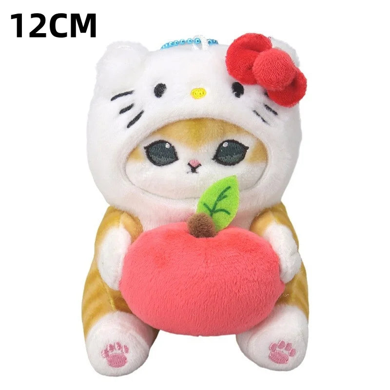 Mofusand Cat Plush Charm Keychain