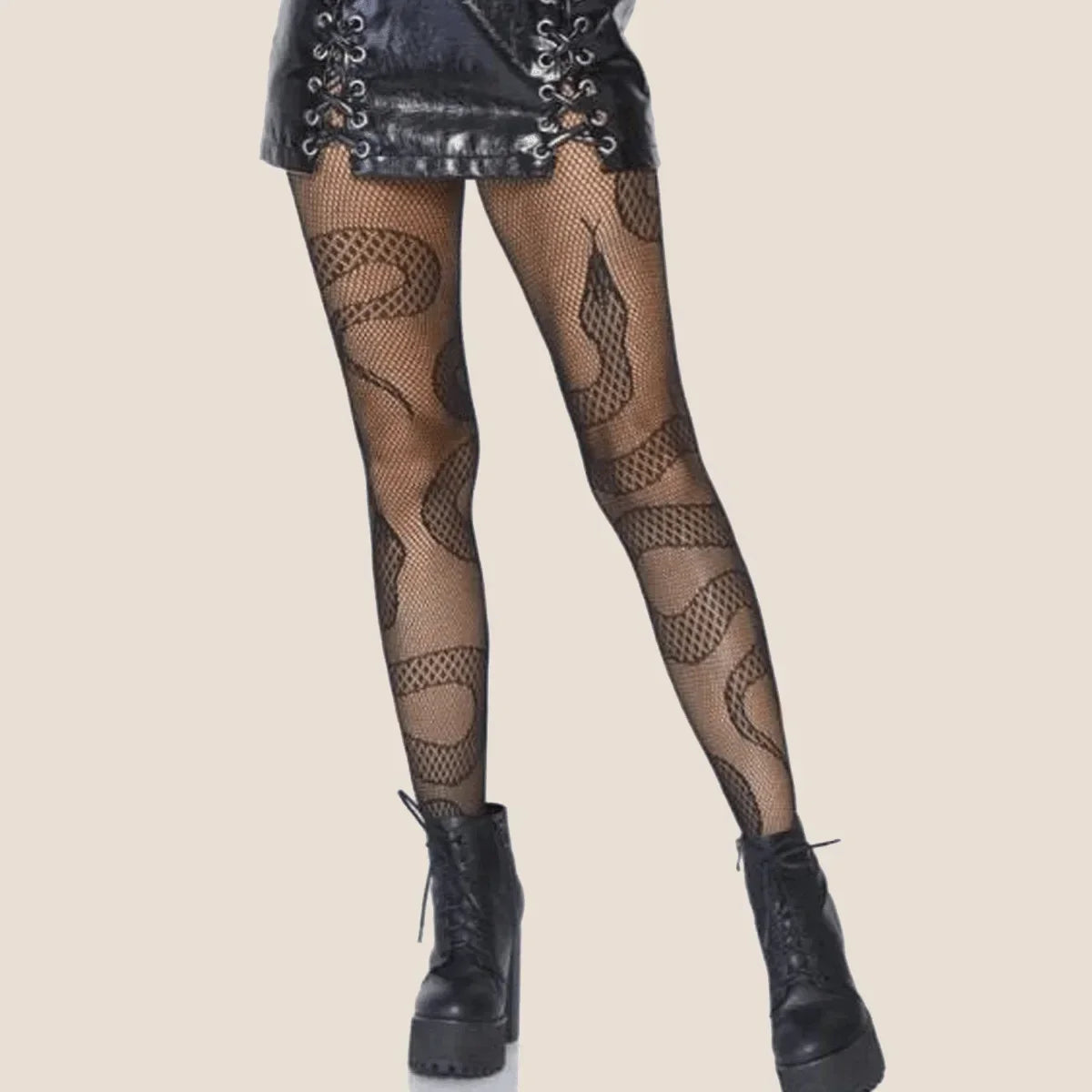 Spider Web Fishnet Stockings