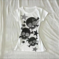 Star Skull Graphic Tee - Tops & Dresses detail view 6 | Cute Splikes