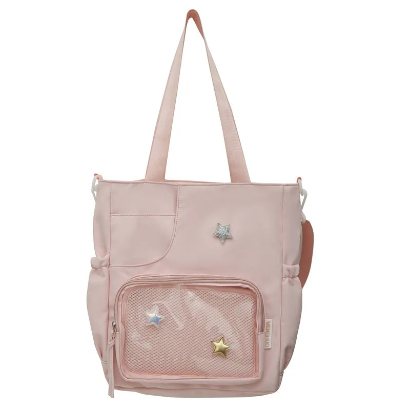 Kawaii Pastel School Tote Bag