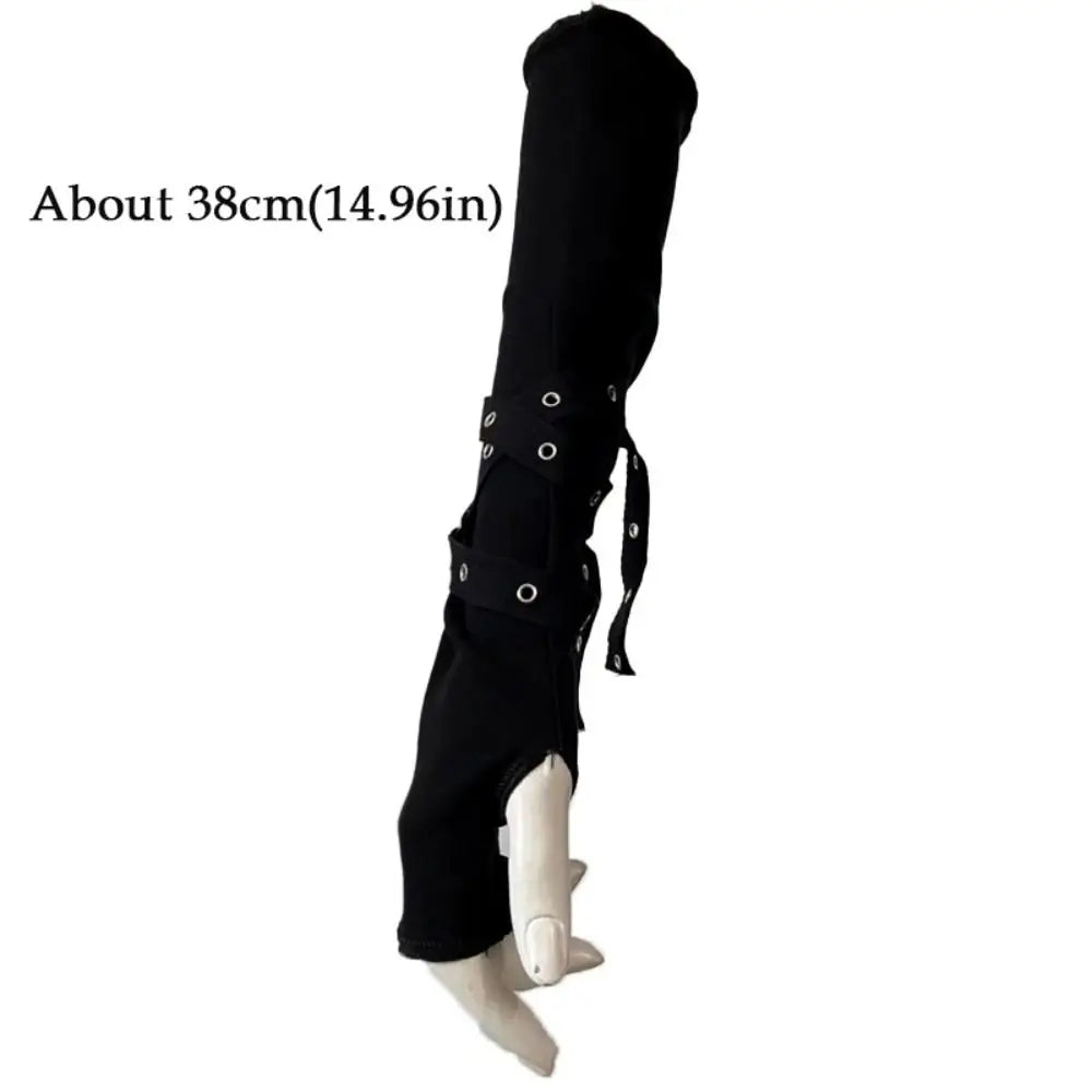 Buckle Fingerless Arm Warmers - Gloves & Arm Warmers detail view 5 | Cute Splikes