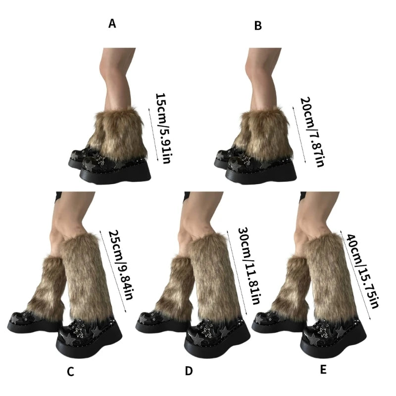 Faux Fur Boot Covers - Shoes & Boots detail view 6 | Cute Splikes