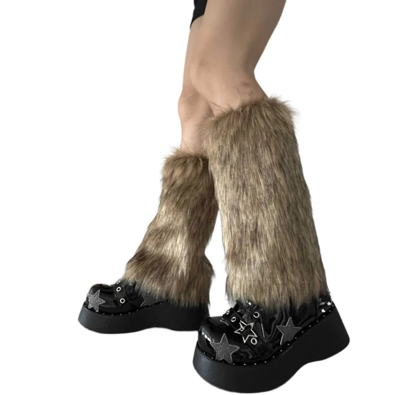 Faux Fur Boot Covers - Shoes & Boots detail view 7 | Cute Splikes