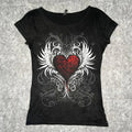 Y2K Grunge Crop Top - Tops & Dresses for Jirai Kei, gothic & kawaii style | Cute Splikes