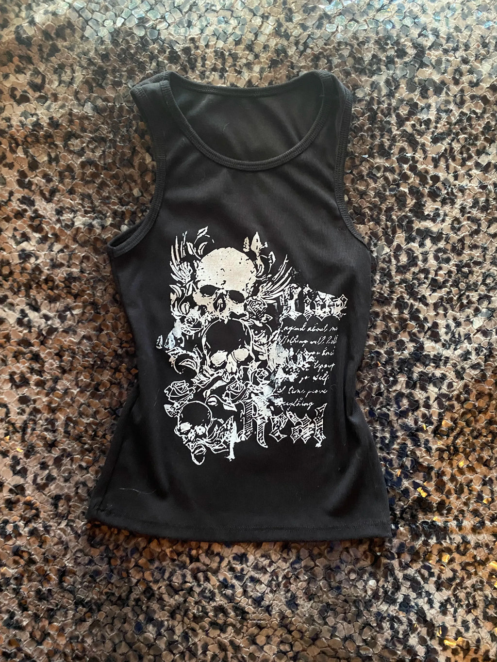 Y2K Gothic Punk T-Shirt - Tops & Dresses detail view 4 | Cute Splikes