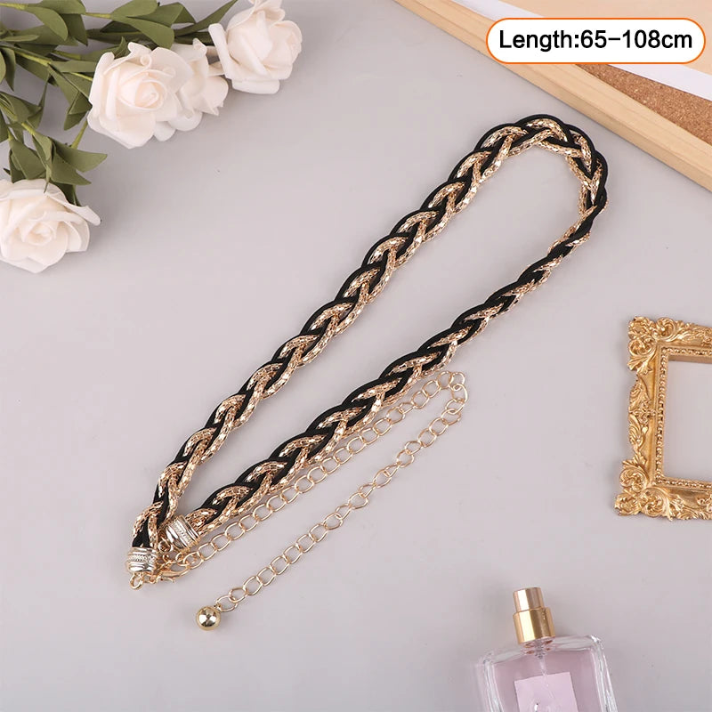 Layered Pearl Waist Chain