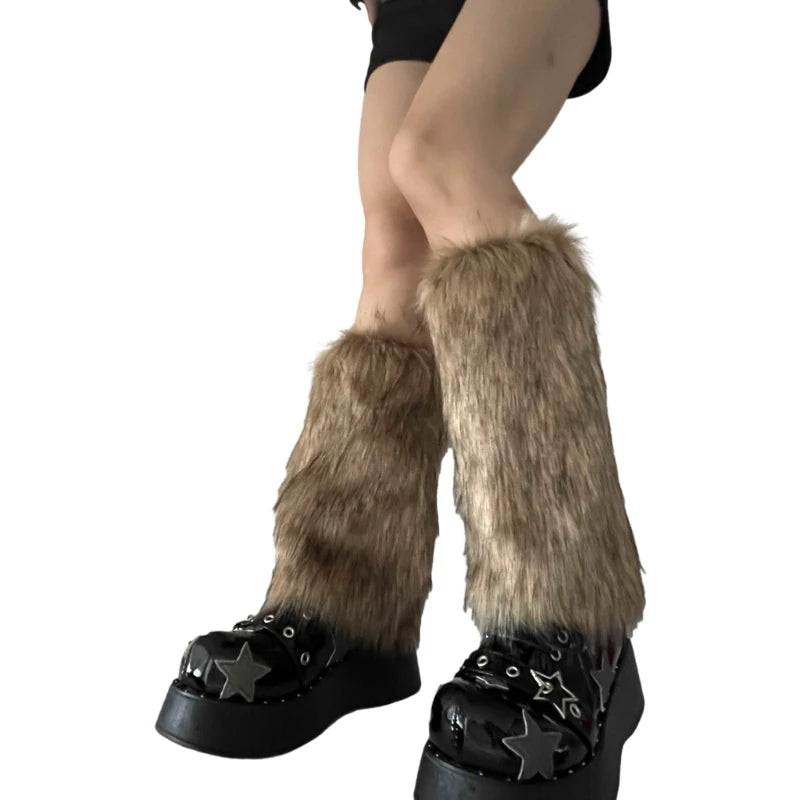 Faux Fur Boot Covers - Shoes & Boots detail view 4 | Cute Splikes