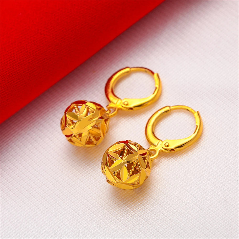 Heart Cross Key Drop Earrings (Stainless Steel)