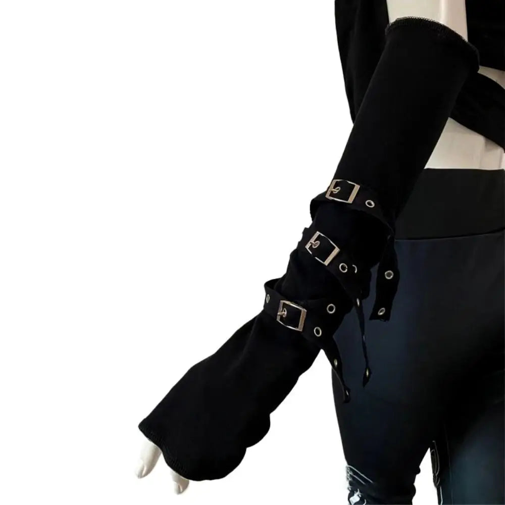 Buckle Fingerless Arm Warmers - Gloves & Arm Warmers detail view 5 | AltBrat