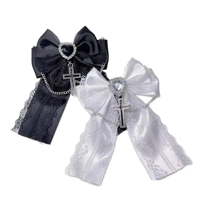 Jirai Kei Bow Hair Clips - Hair Accessories detail view 3 | Cute Splikes