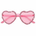Y2K Rhinestone Heart Sunglasses - AltBrat