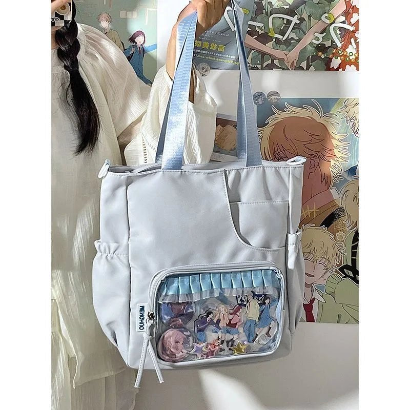 New Kawaii Bag Girls 2025 New JK Transparent Bag Small Crossbody Bag For Women Purses and Handbags Shoulder Bag Itabag B - AltBrat