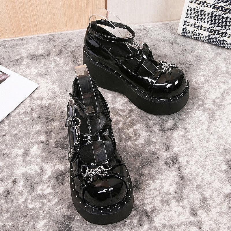 Gothic Lolita Flat Pumps - Shoes & Boots detail view 7 | Cute Splikes