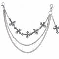 Gothic Cross Chain Waist Belt