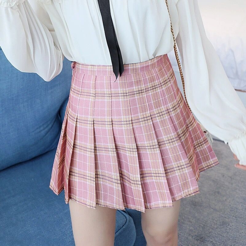 JK Plaid Pleated Skirt - Skirts detail view 5 | Cute Splikes