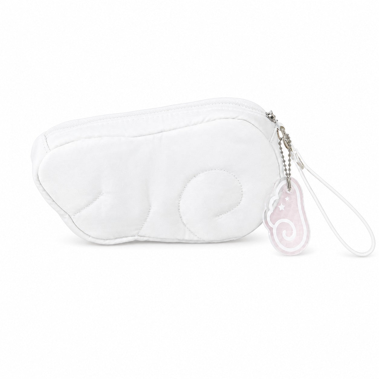 Angel Wings Portable Storage Bag Kawaii Cotton Makeup Bags for Girls Y2k Style Coin Purse with Chain Student Pencil Case 2026