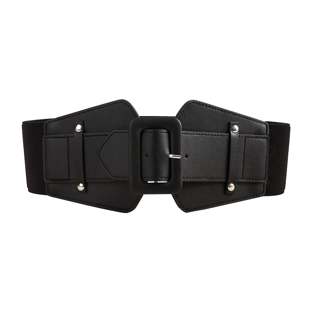 Wide Elastic Waist Corset Belt - Belts detail view 11 | Cute Splikes
