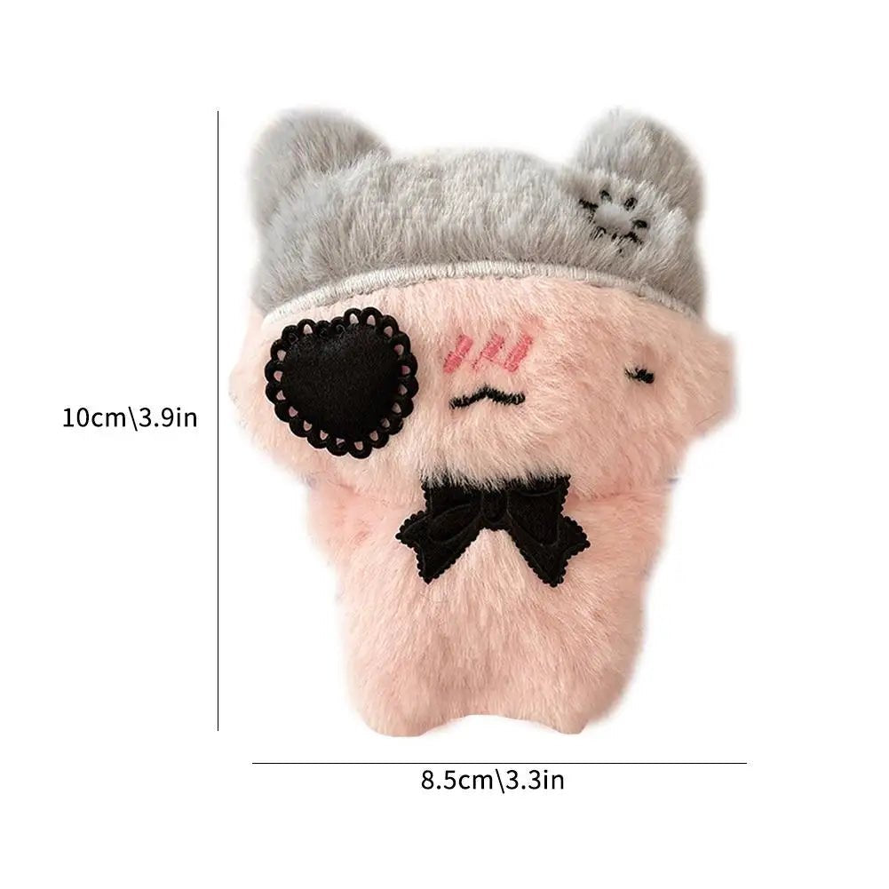 2pcs 50*37mm Goth Bat Wing Flocked Cat Charm Kawaii Plush Kitty Pendant for DIY Keychain Necklace Jewelry Making Accesso - AltBrat