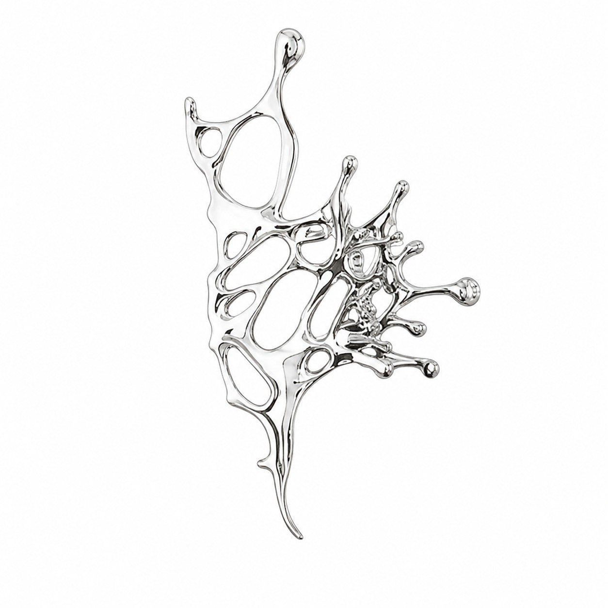 Y2K Geometric Metal Claw Clip