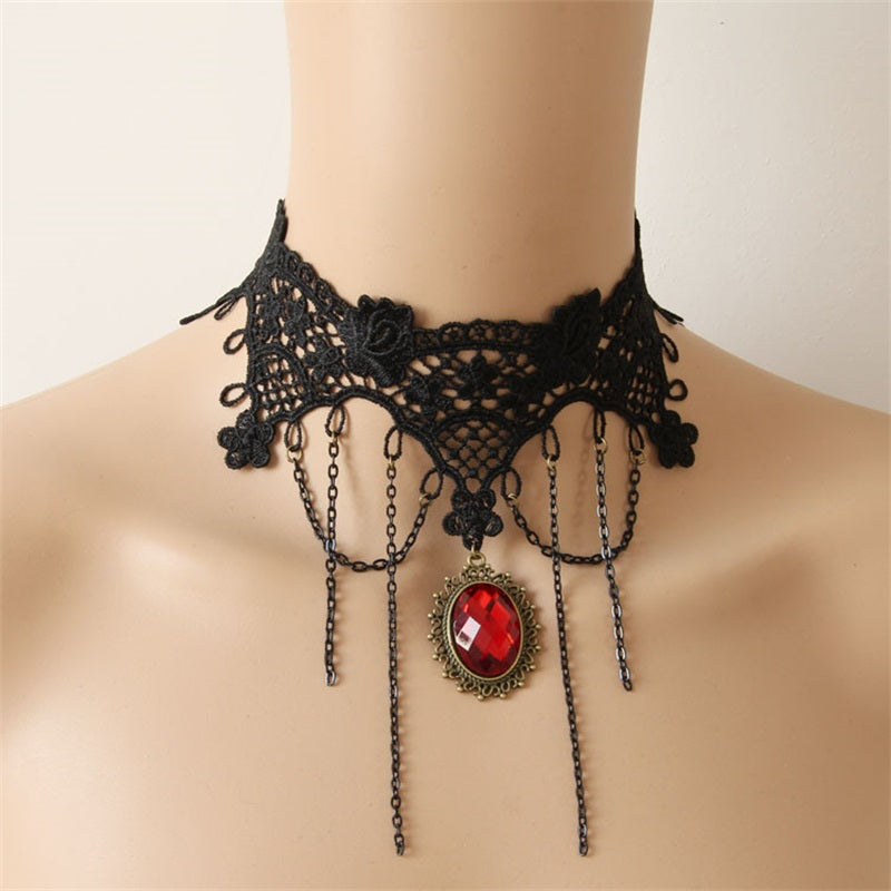 Gothic Clavicle Necklace - Necklaces & Chokers detail view 3 | Cute Splikes