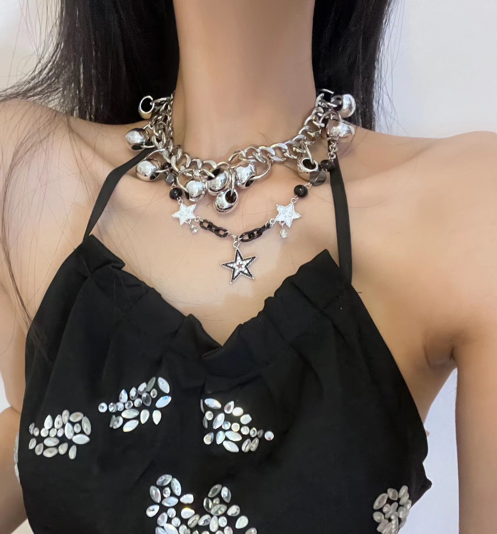 Beaded Star Necklace - Necklaces & Chokers detail view 5 | Cute Splikes