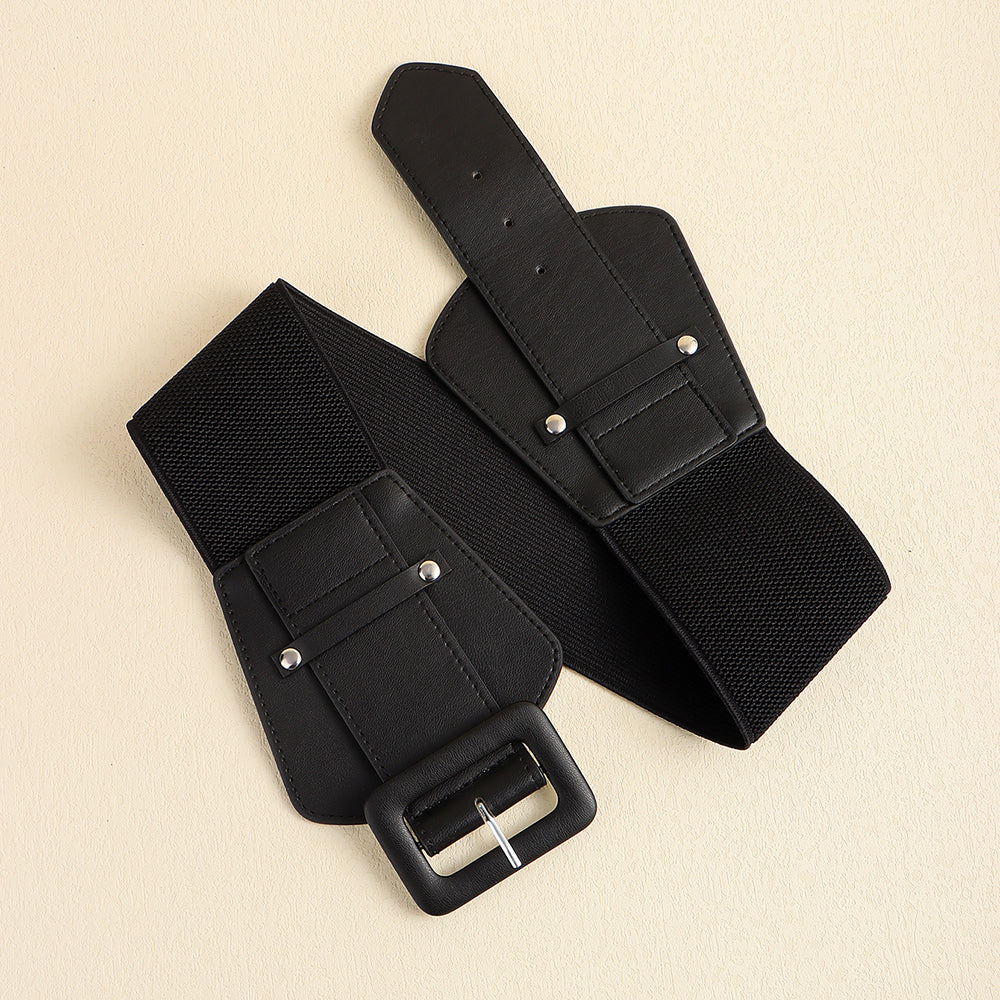 Wide Elastic Waist Corset Belt - Belts detail view 9 | Cute Splikes